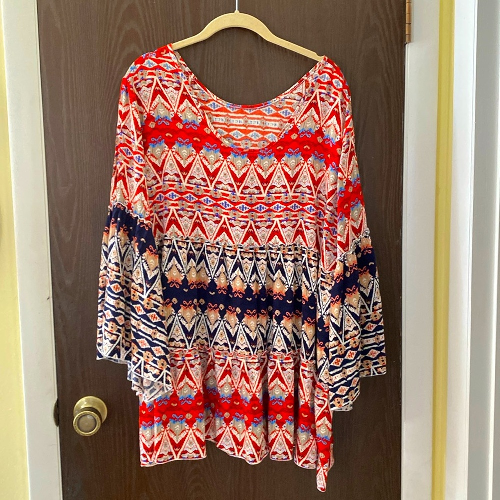 Women’s Peasant Style Blouse. XL